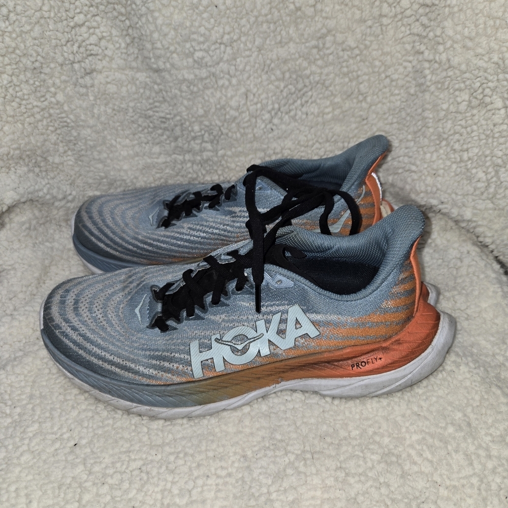 Hoka One One Mach 5 | Blue/Orange "Coastal Sky" | Men's 7 / Women's 8